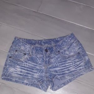 Denim shorts